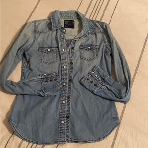 AE denim chambray shirt